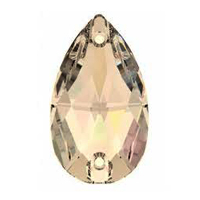 Stellux A330 Drop 18,0 x 10,5 mm-es varrható crystal - Stellux Crystal Golden Honey (001GOHON)